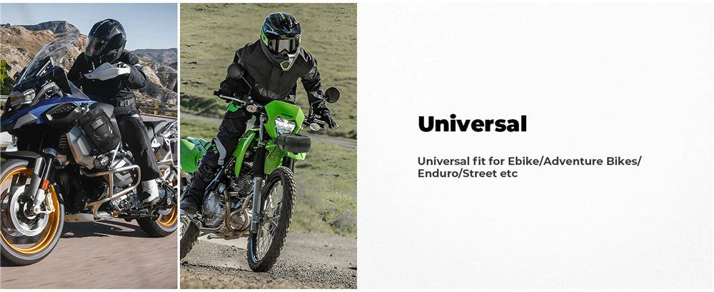 Motorcycle Side Bags 3.5L Waterproof Outdoor Adventure Crash Bar Fender Bag Motorbike Motocross Dirt Bike Frame Tool Saddle Bag