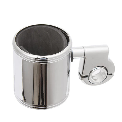 Motorcycle Universal 7/8" 1'' 1.25'' Cup Holder Chrome Handlebar Drink Bottle Holder For Harley Honda Yamaha Kawasaki Suzuki