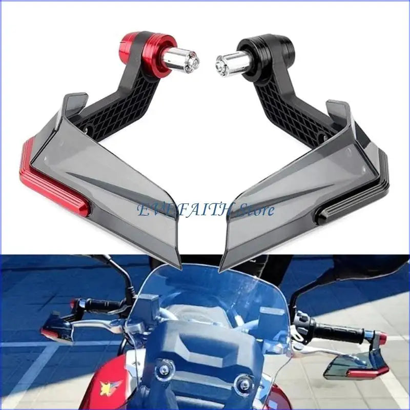 124B 1 Pair Hand Protectors Motorcycle Wind Deflectors Enjoy a Smooth & Safe Rides
