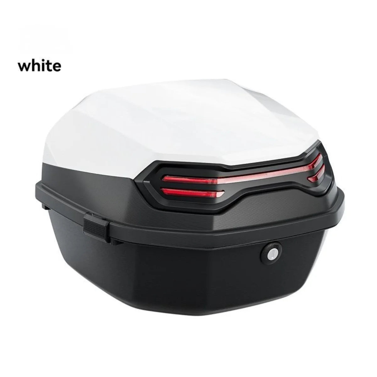 1pc 35L Motorcycle Top Box, Motorcycle Trunk ABS Material Wear-Resistant with Lock, Motorcycle Accessories,Motorcycle Helmet