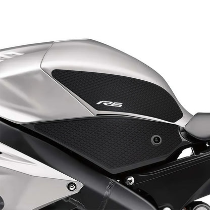 Motorcycle Tank Grip Side Decals Anti Slip Tank Pad Stickers For Yamaha GYTR YZF R6 2017 GYTR YZF R6 RACE 2022 2023 tank grips