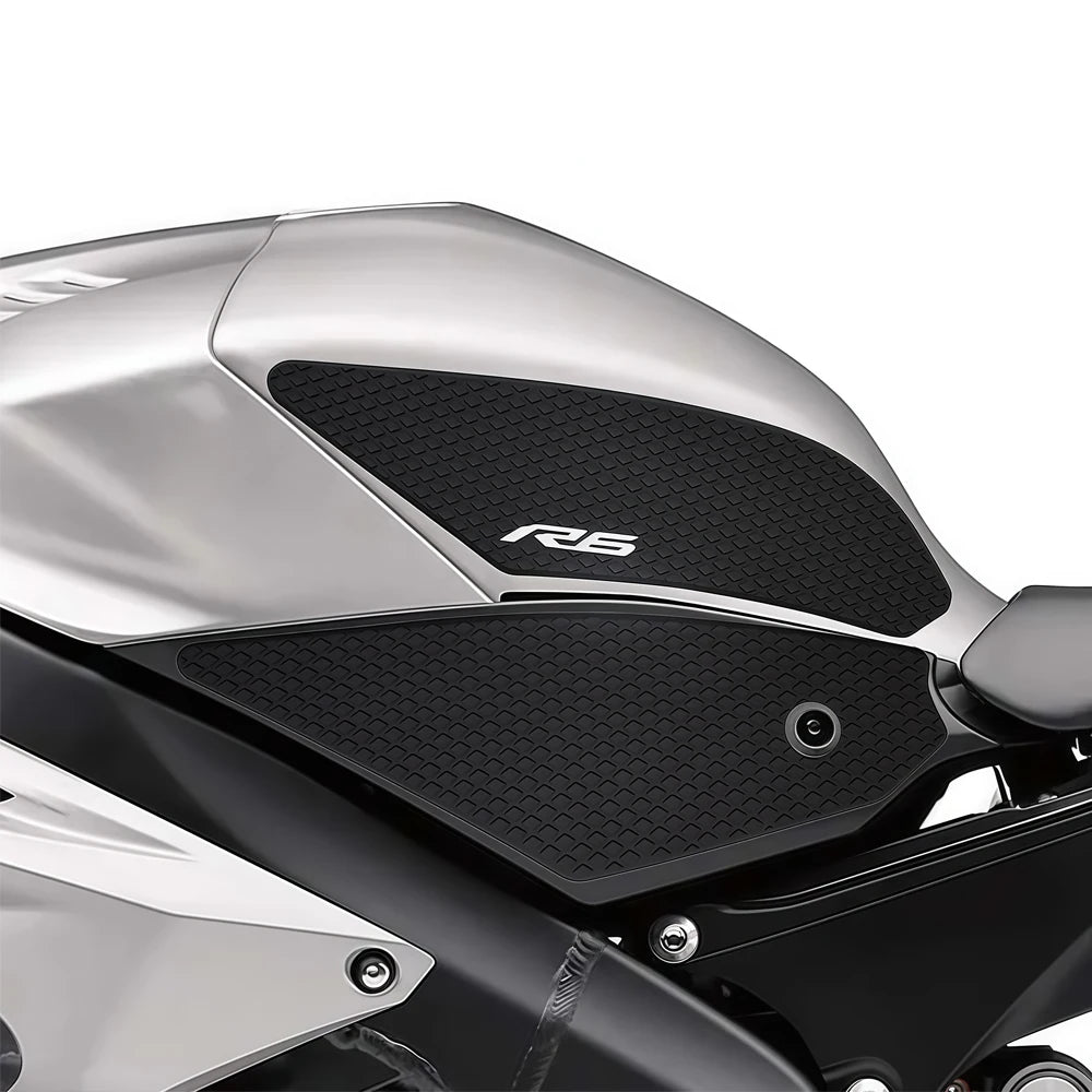 Motorcycle Tank Grip Side Decals Anti Slip Tank Pad Stickers For Yamaha GYTR YZF R6 2017 GYTR YZF R6 RACE 2022 2023 tank grips