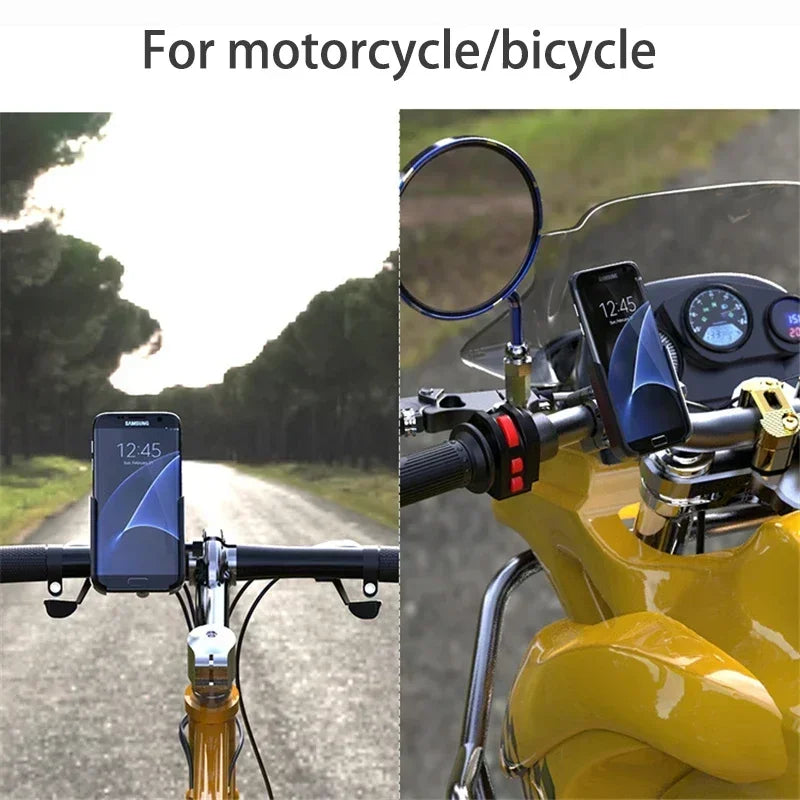 M1 Motorcycle Aluminum Alloy Bicycle Mobile Phone Holder Electric Vehicle Navigation Holder Special Motorcycle Riding Holder
