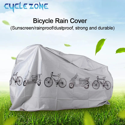 Bicycle Cover Motorcycle Rain Cover Waterproof Dustproof Anti-UV Outdoor Protection MTB Bike Cover All Seasons Bike Accessories