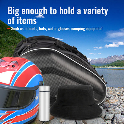 Motorcycle Saddle Bag Side Helmet Riding Travel Bags Waterproof Large Capacity Side Bags Motorbike Cycling Side Bag