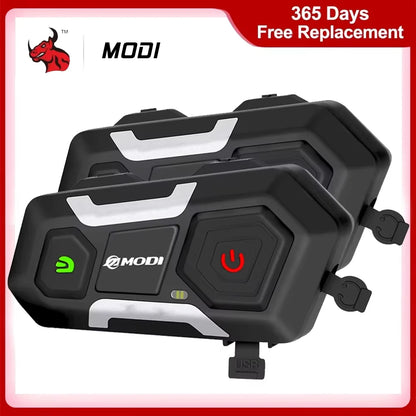 Waterproof Motorcycle Intercom Helmet Headset Helmet Speaker Interphone Moto Headset Wireless Intercomunicador 1200M