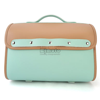 Universal Motorcycle Saddlebag Side Bag  PU Waterproof Travel Bag for Honda Yamaha Suzuki Kawasaki