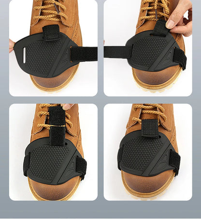 Motorcycle Shift Pad Gear Shoes Protective Motorbike Gears Shifter Men Waterproof Protector Motocross Boots Cover Accessories