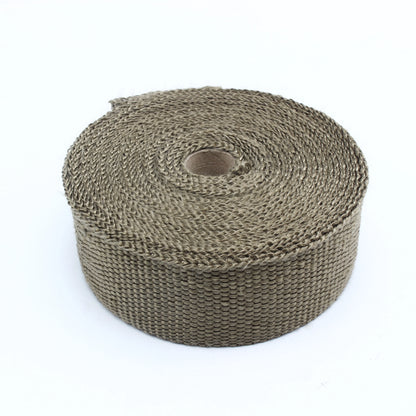 Durable Titanium Exhaust Guard Wrap For Motorcycle Heat Protection 5MX5M Anti-Scald Webbing Tape Motocross Pit Bike Accessories