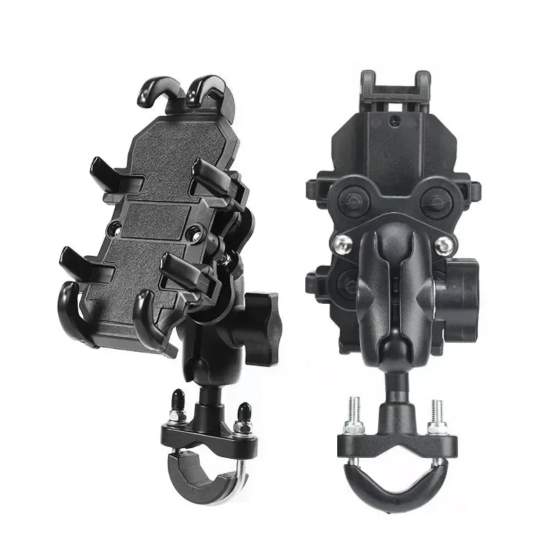 Motorcycle Phone Mount One Bike Phone Holder 4.7"-7.1" Cell Phones Handlebar Cell Phone Holder for Bike Motorcycle Scooter ATV