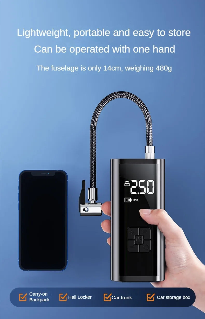 Air Compressor Air Pump For Car Portable Tyre Inflator Electric Motorcycle Pump Air Compressor For Car Motorcycles Bicycles new