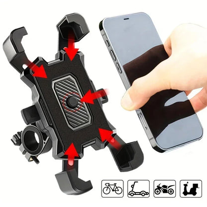 Bicycle Phone Holder Bike Accessories Motorcycle Adjustable Stand 360° Rotatable GPS Clip Cycling Mtb Accesories Bikes Sports