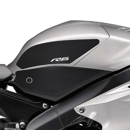 Motorcycle Tank Grip Side Decals Anti Slip Tank Pad Stickers For Yamaha GYTR YZF R6 2017 GYTR YZF R6 RACE 2022 2023 tank grips