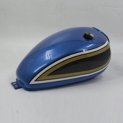 Motorcycle TANK - 12 LITRE - CUSTOM BLUE For MUTT Motorcycle Original Parts MPT-0349