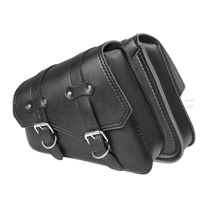 Motorcycle Bag For Harley Sportster Honda Suzuki Yamaha Kawasaki Leather Motorcycle Saddle Bag Waterproof Side Bags Tool Pouch