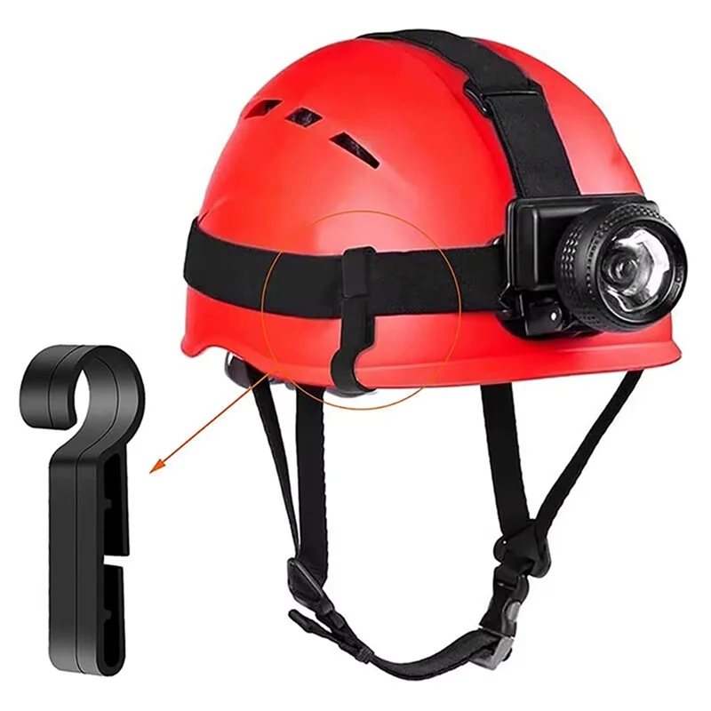 Helmet Clip, Hard Hat, Headlight Buckle Clip, Non-Slip Headband Clip, Durable And Stable Clip Hook, Outdoor 20 Piecesm12k