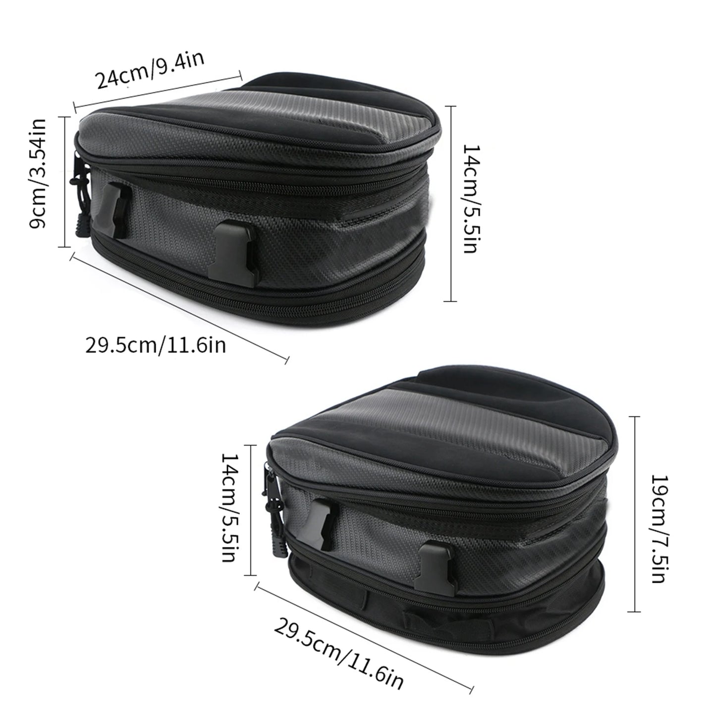 Motorcycle Rear Seat Bag Waterproof Back Saddle Helmet Tail Luggage Bags Box Rear Seat Bag Tail Luggage Box Motorcycle Tail Bag