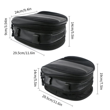 Motorcycle Rear Seat Bag Waterproof Back Saddle Helmet Tail Luggage Bags Box Rear Seat Bag Tail Luggage Box Motorcycle Tail Bag