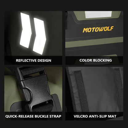 Motorcycle Outdoor Long-Distance Riding Large Capacity Side Bag Side Storage Waterproof Saddle Bag Back Seat Storage Bag SideBag