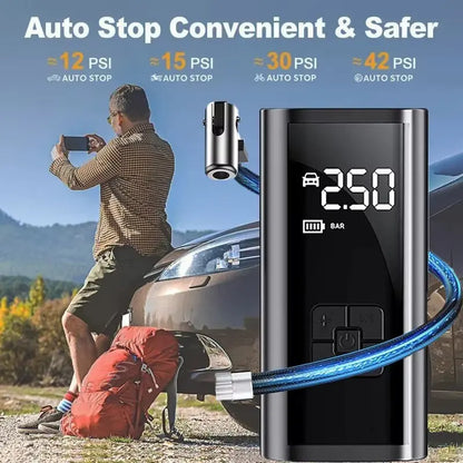 Air Compressor Air Pump For Car Portable Tyre Inflator Electric Motorcycle Pump Air Compressor For Car Motorcycles Bicycles new