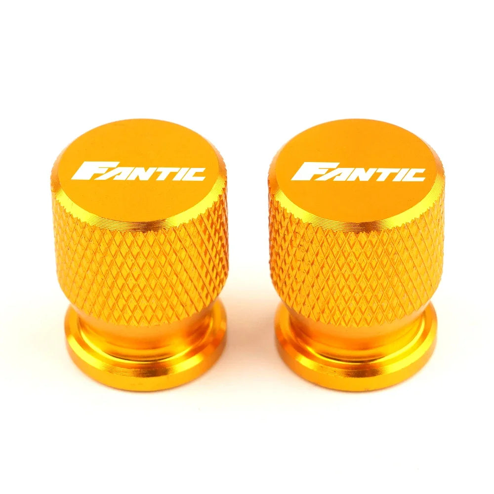 Motorcycle Tire Valve Caps Fit For FANTIC CABALLERO FLAT TRACK 125 250 500 RALLY/SCRAMBLER 500 ENDURO RANGE XE125/XEF250 450/XE5
