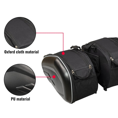 Motorcycle Saddle Bag Side Helmet Riding Travel Bags Waterproof Large Capacity Side Bags Motorbike Cycling Side Bag
