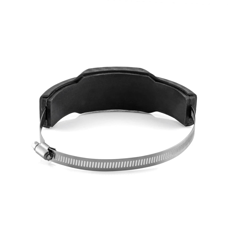 Motorcycle Round Exhaust Protector Cover Guard Heat Shield Fits Mufflers 10cm Diameter to 14cm