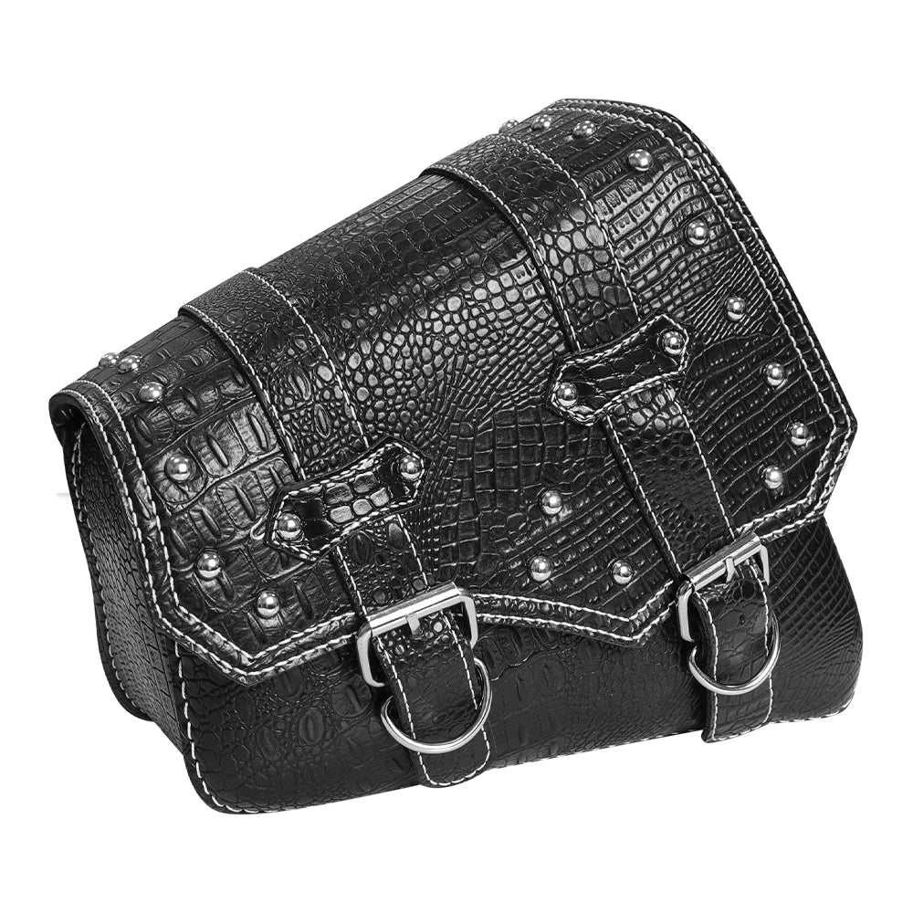 Motorcycle Bag For Harley Sportster Honda Suzuki Yamaha Kawasaki Leather Motorcycle Saddle Bag Waterproof Side Bags Tool Pouch