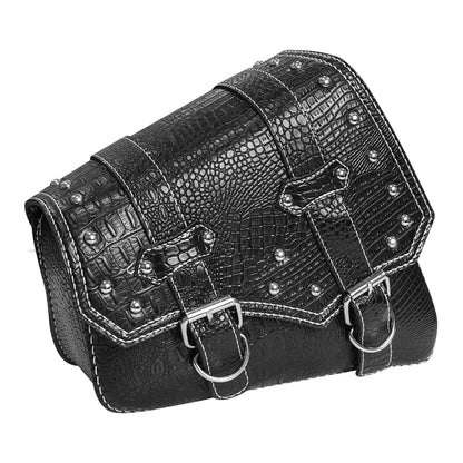 Motorcycle Bag For Harley Sportster Honda Suzuki Yamaha Kawasaki Leather Motorcycle Saddle Bag Waterproof Side Bags Tool Pouch