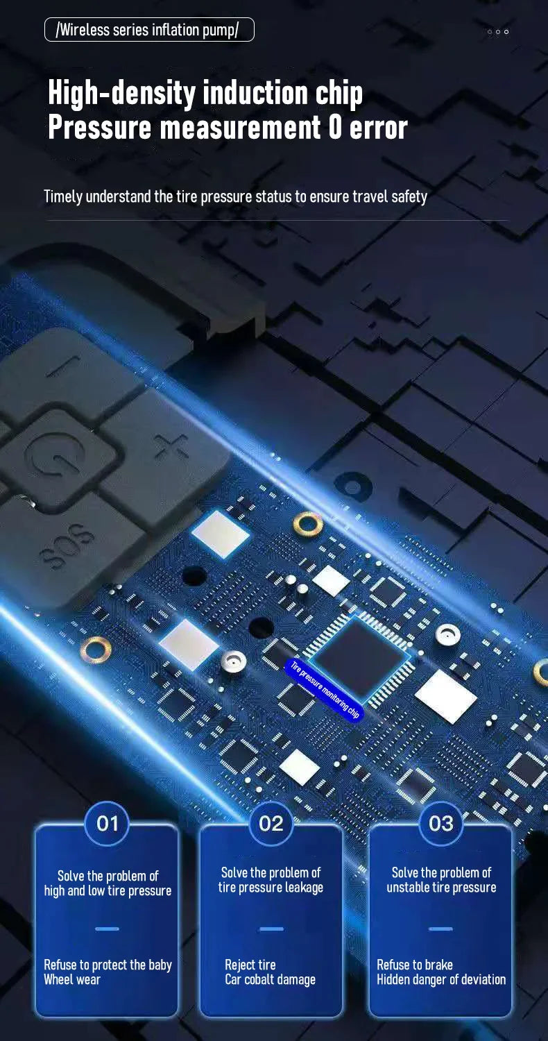 Air Compressor Air Pump For Car Portable Tyre Inflator Electric Motorcycle Pump Air Compressor For Car Motorcycles Bicycles