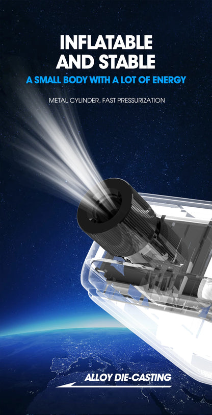 150PSI Portable Pocket Bike Electric Air Pump Schrader Presta Valve MTB MINI Rechargeable Compressor Tire Inflator CYCLAMI HW125