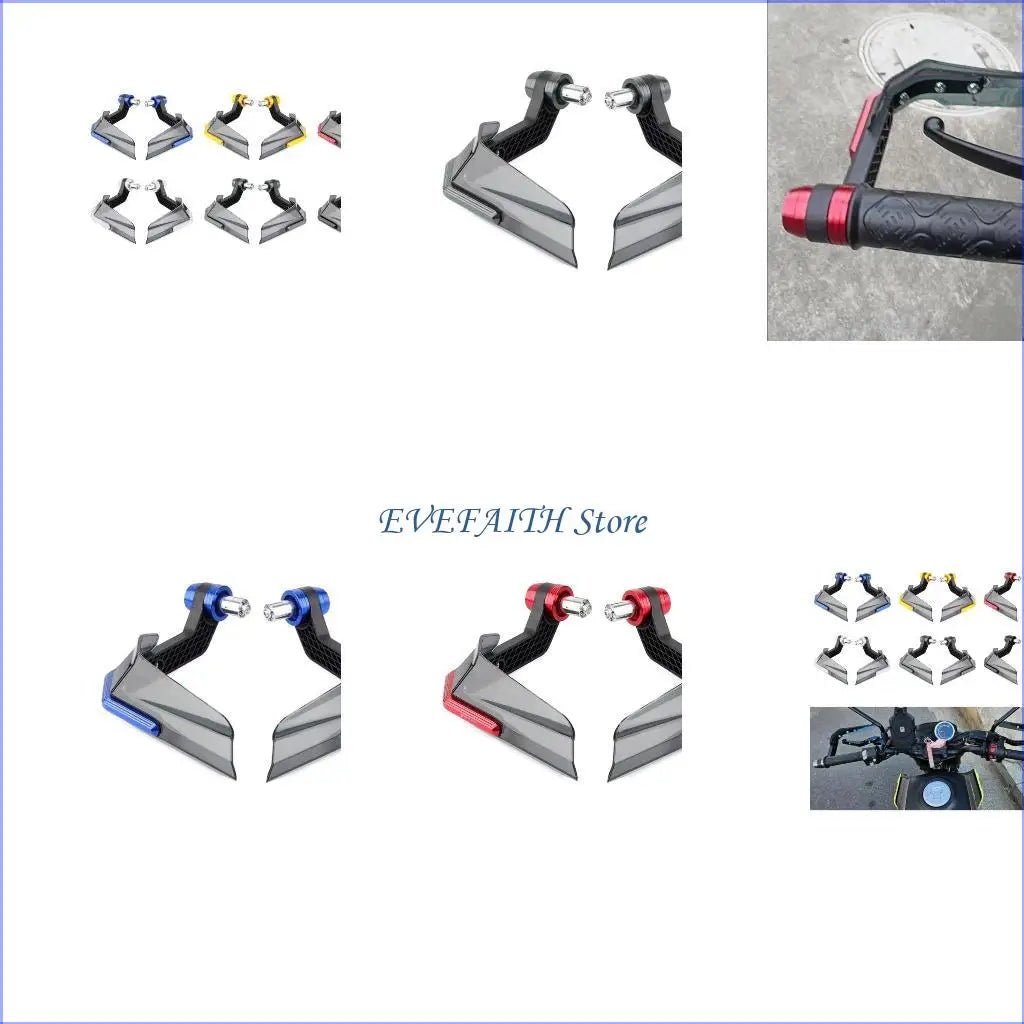 124B 1 Pair Hand Protectors Motorcycle Wind Deflectors Enjoy a Smooth & Safe Rides