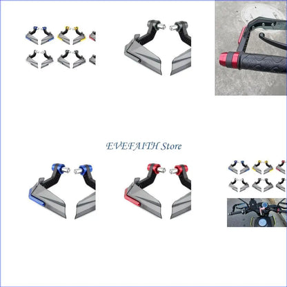 124B 1 Pair Hand Protectors Motorcycle Wind Deflectors Enjoy a Smooth & Safe Rides