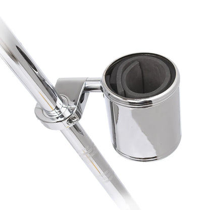 Motorcycle Universal 7/8" 1'' 1.25'' Cup Holder Chrome Handlebar Drink Bottle Holder For Harley Honda Yamaha Kawasaki Suzuki