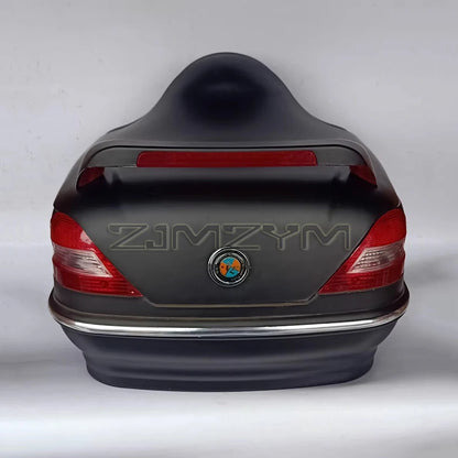 Electric Motorcycle Tail Box Anti-Fall Safety Motorcycle Trunk Moto Tool Storage Box with Lights Motorcycle Rear Toolbox