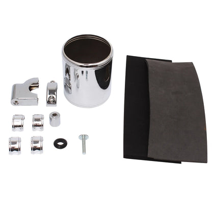 Motorcycle Universal 7/8" 1'' 1.25'' Cup Holder Chrome Handlebar Drink Bottle Holder For Harley Honda Yamaha Kawasaki Suzuki