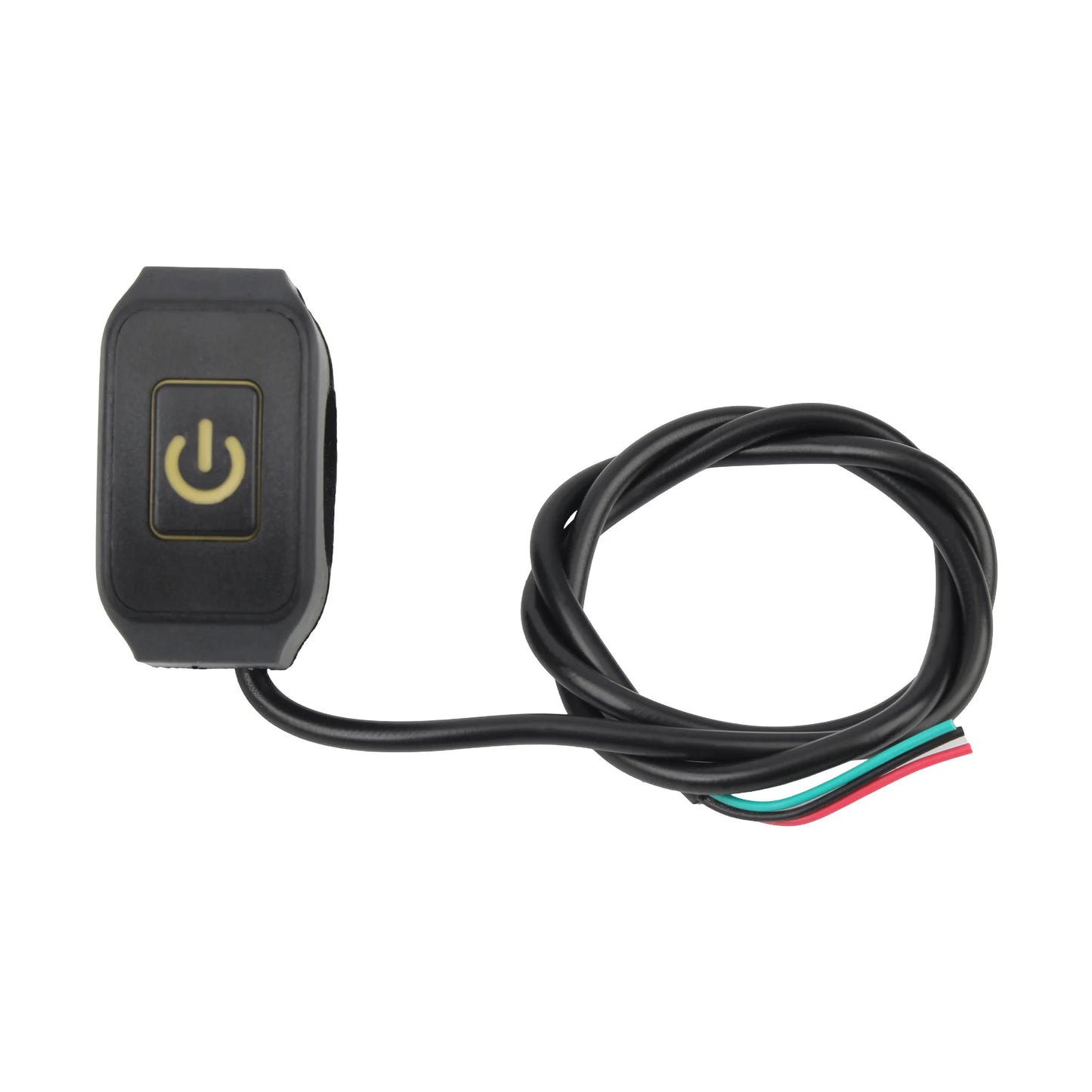 Motorcycle Switch Button 12V 22MM Waterproof With LED Light Scooters Modified Control Parts ON/OFF Display Lamp Switch