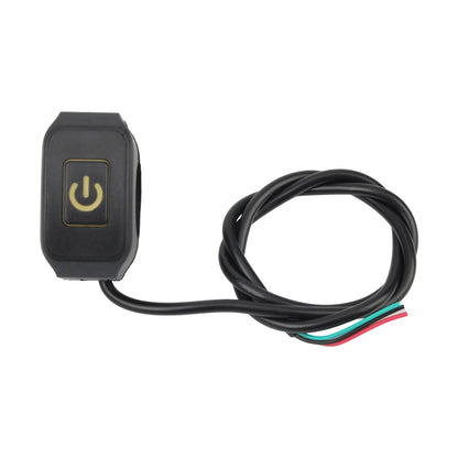 Motorcycle Switch Button 12V 22MM Waterproof With LED Light Scooters Modified Control Parts ON/OFF Display Lamp Switch
