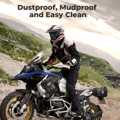 Motorcycle Side Bags 3.5L Waterproof Outdoor Adventure Crash Bar Fender Bag Motorbike Motocross Dirt Bike Frame Tool Saddle Bag