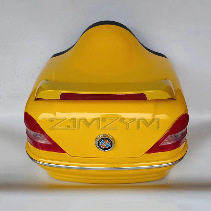 Electric Motorcycle Tail Box Anti-Fall Safety Motorcycle Trunk Moto Tool Storage Box with Lights Motorcycle Rear Toolbox