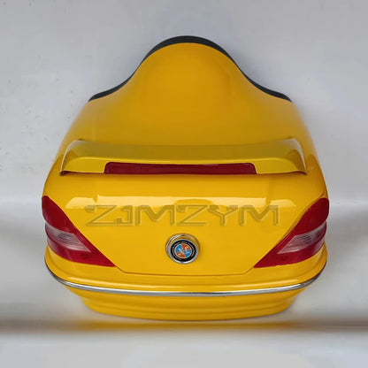 Electric Motorcycle Tail Box Anti-Fall Safety Motorcycle Trunk Moto Tool Storage Box with Lights Motorcycle Rear Toolbox