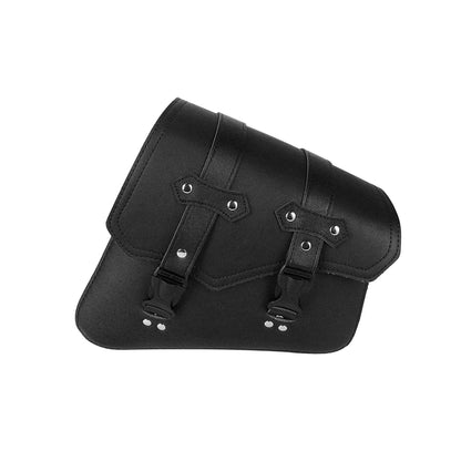 Black Motorcycle Saddlebags Side Tool Bag Luggage Saddle Bags Pouch PU Leather Universal For Honda Suzuki Kawasaki Yamaha