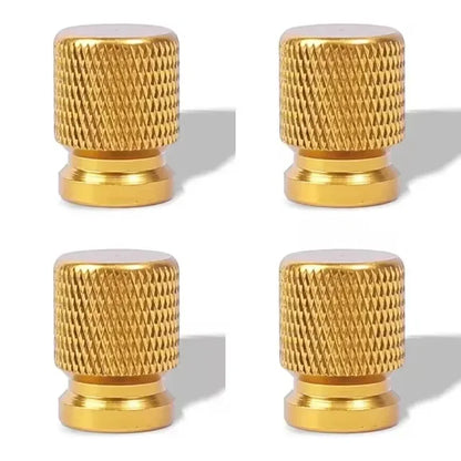 Car Wheel Tire Valve Caps Tyre Stem Covers Airdust Waterproof Aluminum Alloy American Style Valves 12mm Universal Motorcycle