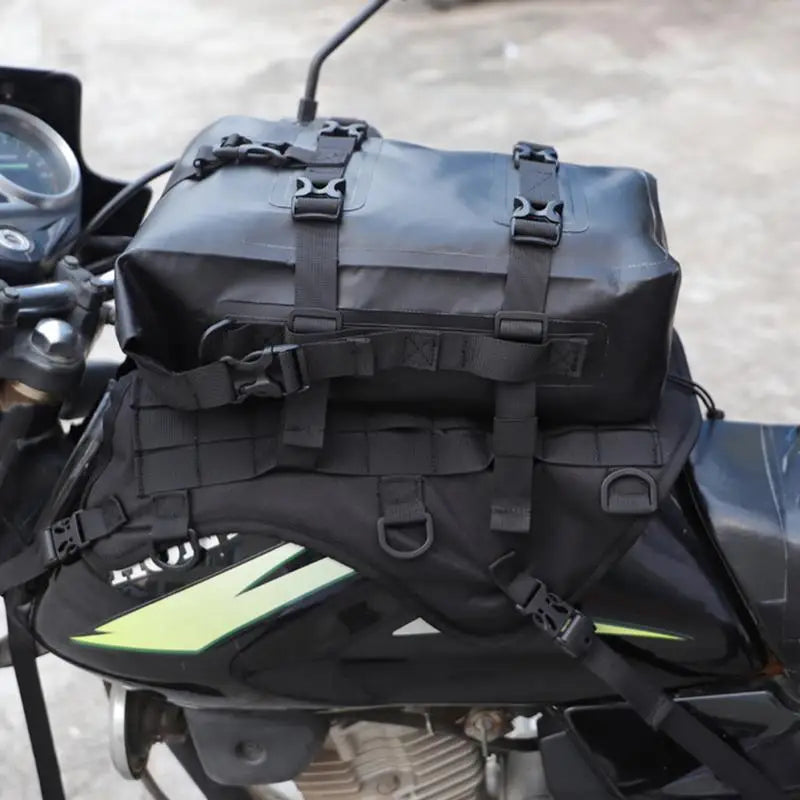 Motorcycle Tank Vest Motorcycle Tank Mount Base Bag Waterproof and Sun-proof Motorcycling Bag for Oil Tank Motorcycle Tank Mount