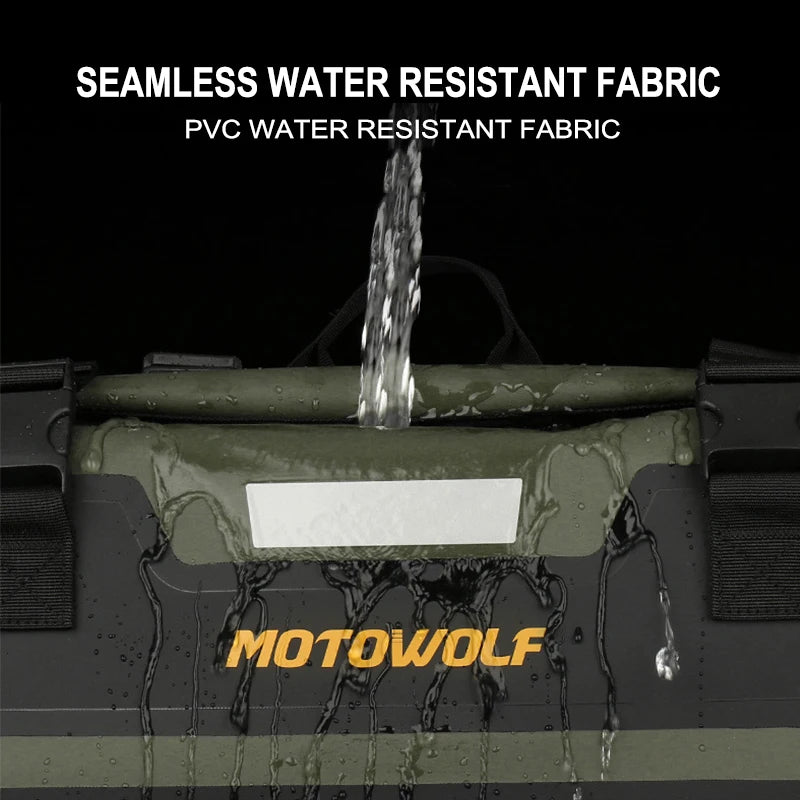 Motorcycle Outdoor Long-Distance Riding Large Capacity Side Bag Side Storage Waterproof Saddle Bag Back Seat Storage Bag SideBag