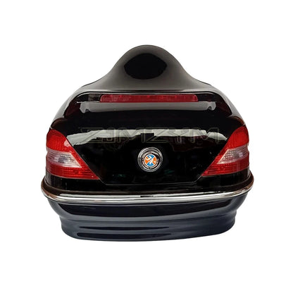 Electric Motorcycle Tail Box Anti-Fall Safety Motorcycle Trunk Moto Tool Storage Box with Lights Motorcycle Rear Toolbox