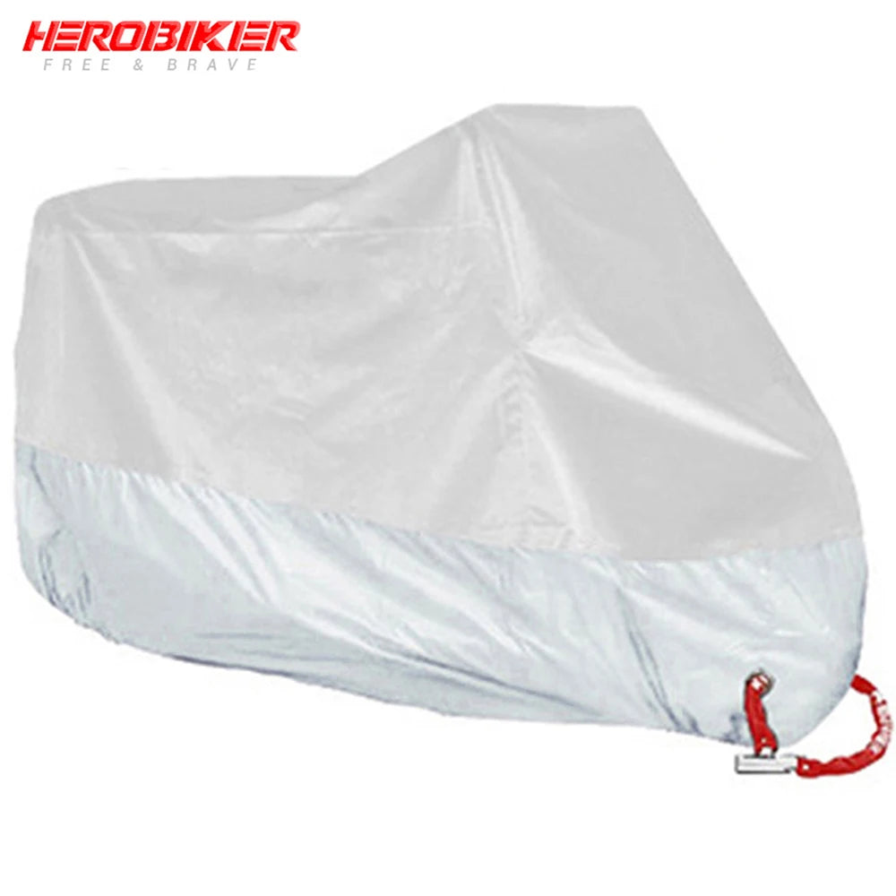 New Motorcycle Cover Funda Moto Rain Cover Waterproof Dustproof UV Protective Cover Coat Indoor Outdoor Motorbike Scooter Cover
