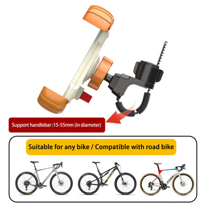 Bike Phone Holder, [2024 Upgrade] Motorcycle Phone Mount, Bicycle Phone Holder, Handlebar Phone Mount, iPhone Bike Mount, Bike A