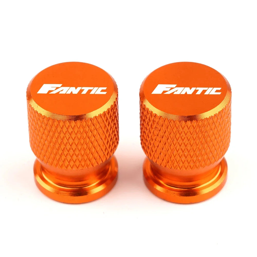 Motorcycle Tire Valve Caps Fit For FANTIC CABALLERO FLAT TRACK 125 250 500 RALLY/SCRAMBLER 500 ENDURO RANGE XE125/XEF250 450/XE5