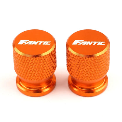 Motorcycle Tire Valve Caps Fit For FANTIC CABALLERO FLAT TRACK 125 250 500 RALLY/SCRAMBLER 500 ENDURO RANGE XE125/XEF250 450/XE5